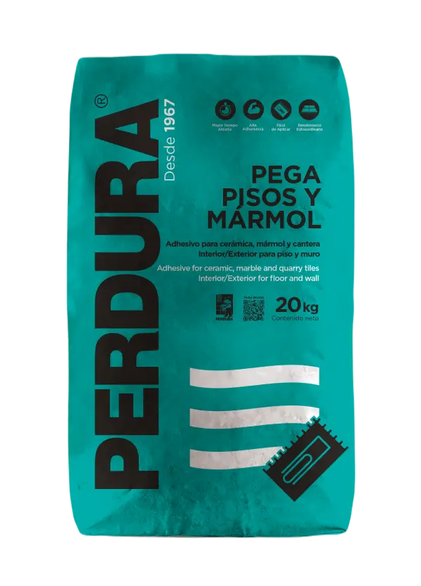 PEGAPISO Y MARMOL GRIS 20 KG PERDURA