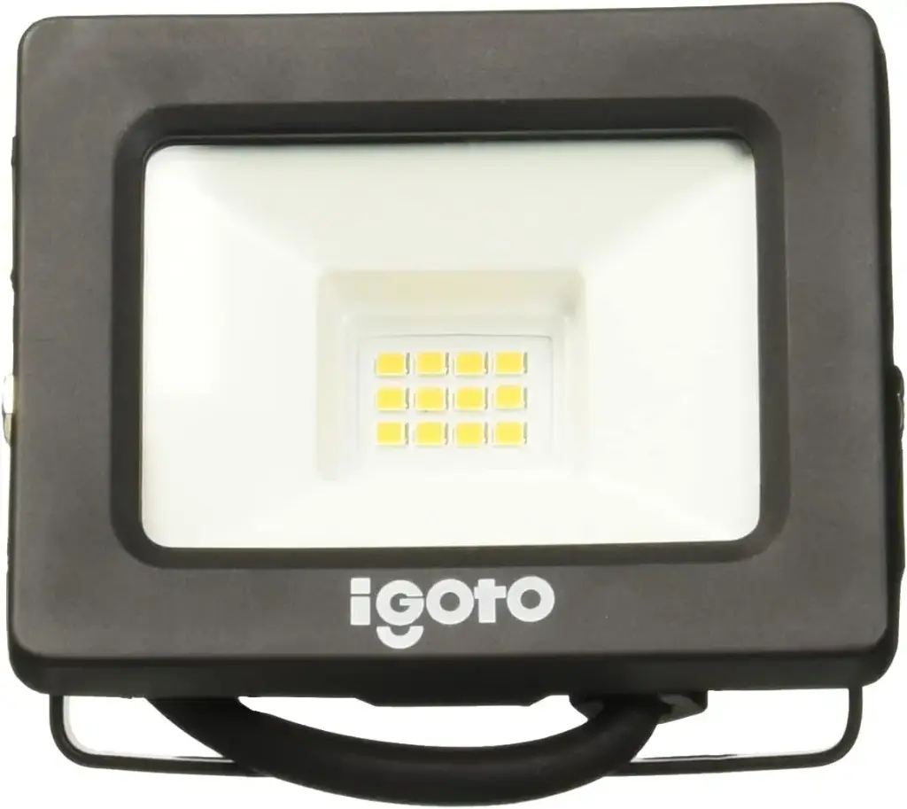 LAMPARA TIPO REFLECTOR DE LED LUZ CALIDA 10W 100/240V 3000K MARCO NEGRO AXO LIGHT