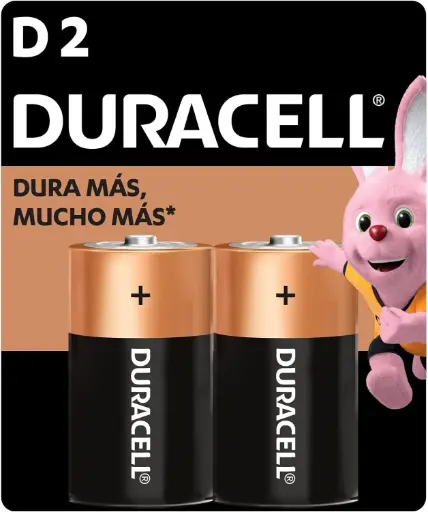 PILA ALCALINA D DURACELL C/2 PZAS DURACELL