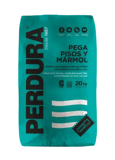 PEGAPISO Y MARMOL GRIS 20 KG PERDURA