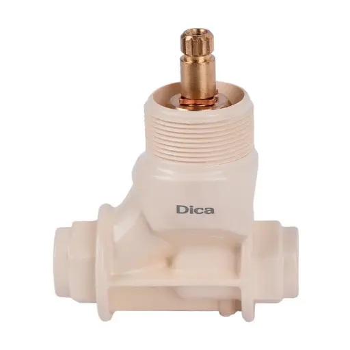 JUEGO DE LLAVES PARA EMPOTRAR 1/2" DE CEMENTAR CPVC (2 PZAS) DICA